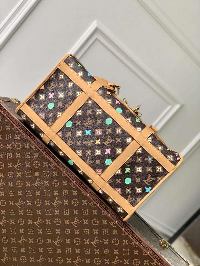 LV M47066 Louis Vuitton Dog Bag Monogram Chocolate