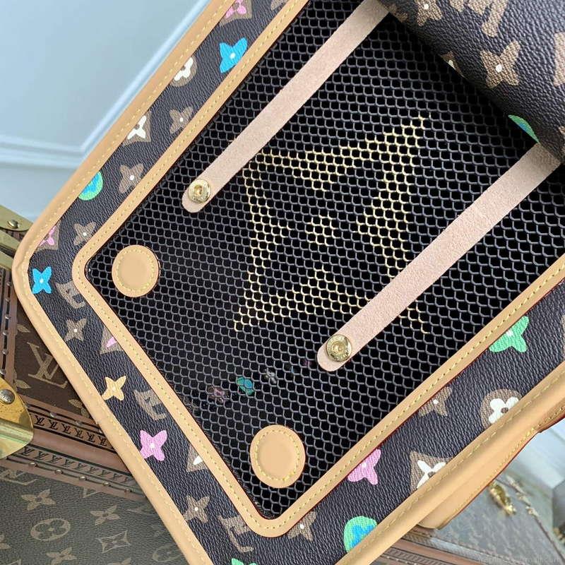 LV M47066 Louis Vuitton Dog Bag Monogram Chocolate