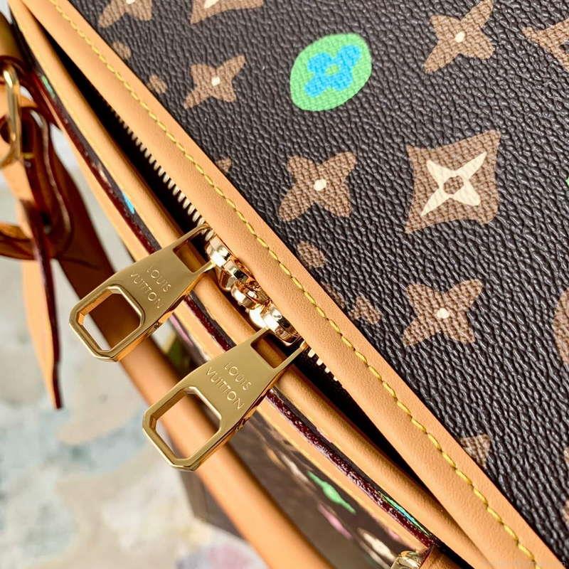 LV M47066 Louis Vuitton Dog Bag Monogram Chocolate
