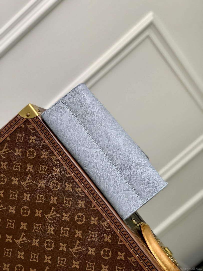 LV M46840 Louis Vuitton OnTheGo PM Handbag Blue Hour