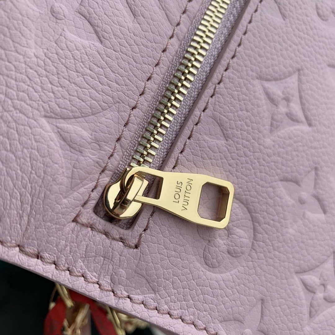 LV M47045 Louis Vuitton Pochette Métis East West Handbag Opal Pink