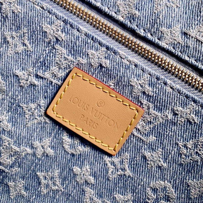 LV M24897 Louis Vuitton Let Go PM Bag Sky Blue Monogram denim