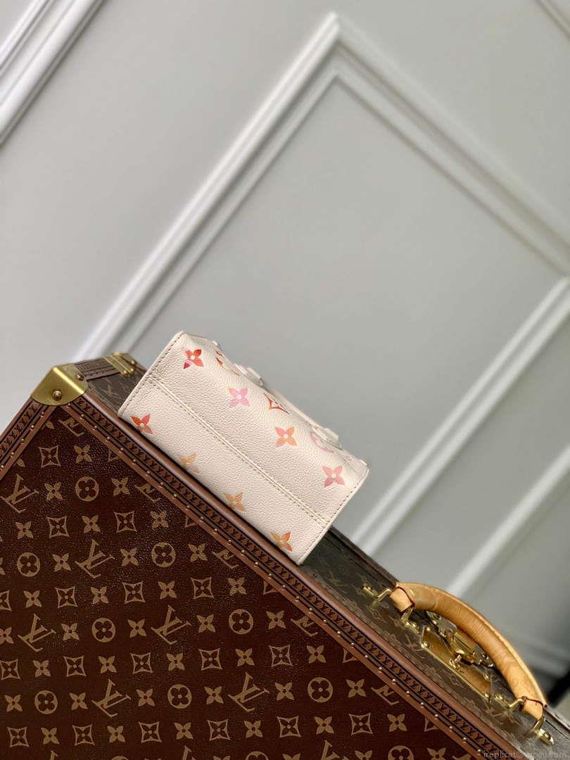 LV M47115 Louis Vuitton OnTheGo BB Handbag Sunrise Aquarelle