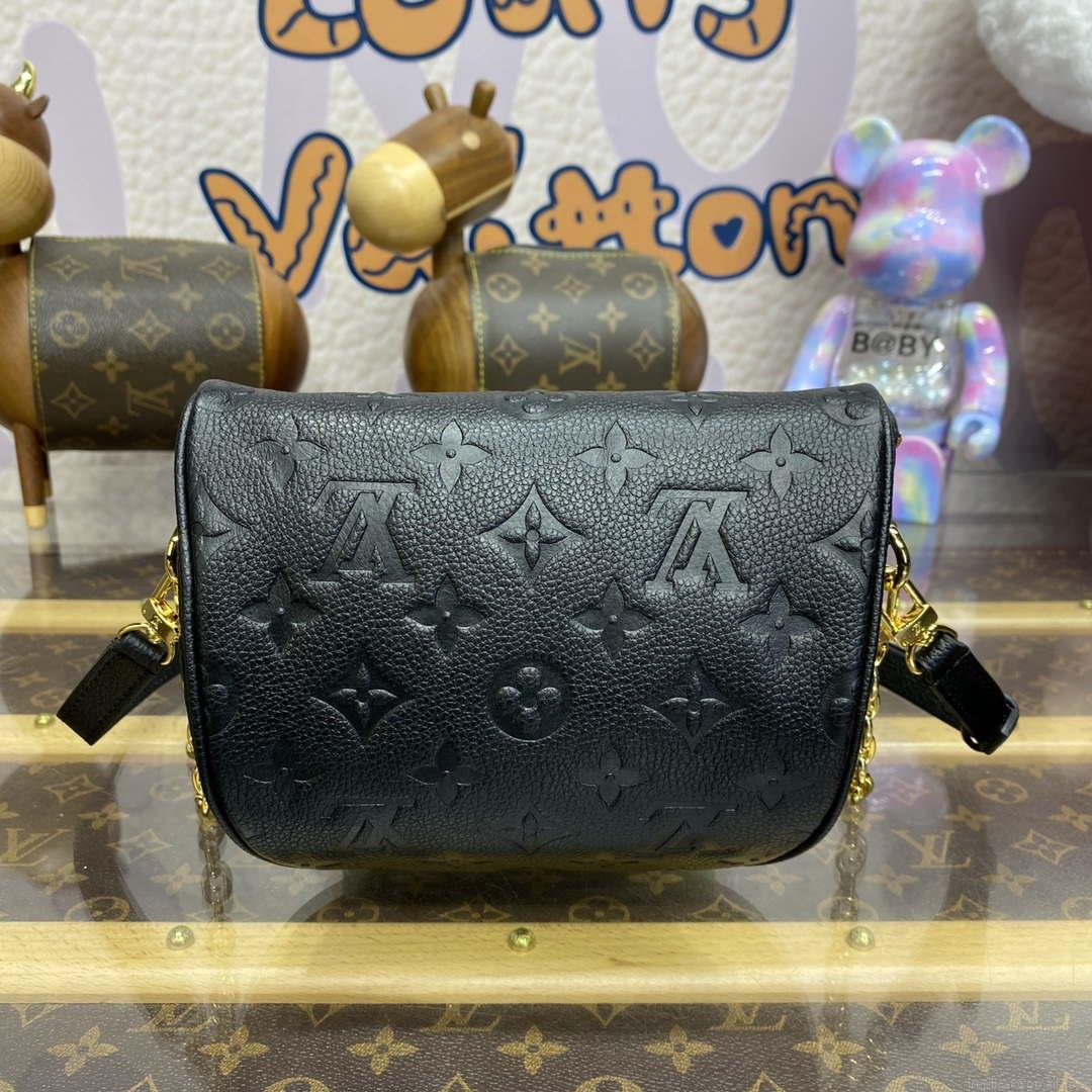 LV M46917 Louis Vuitton Mini Bumbag Monogram Empreinte Black