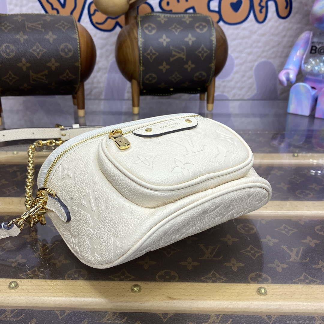 LV M83275 Louis Vuitton Mini Bumbag Monogram Empreinte Cream