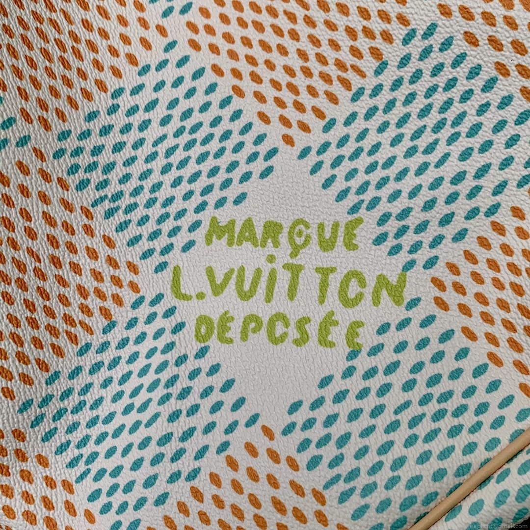 LV N40689 Louis Vuitton Speedy 40 Bandoulière Bag White