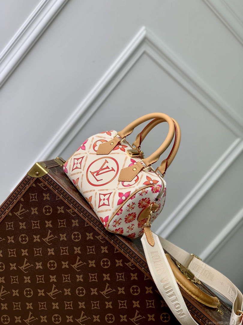 LV M11209 Louis Vuitton Speedy Bandoulière 20 Bag Coral