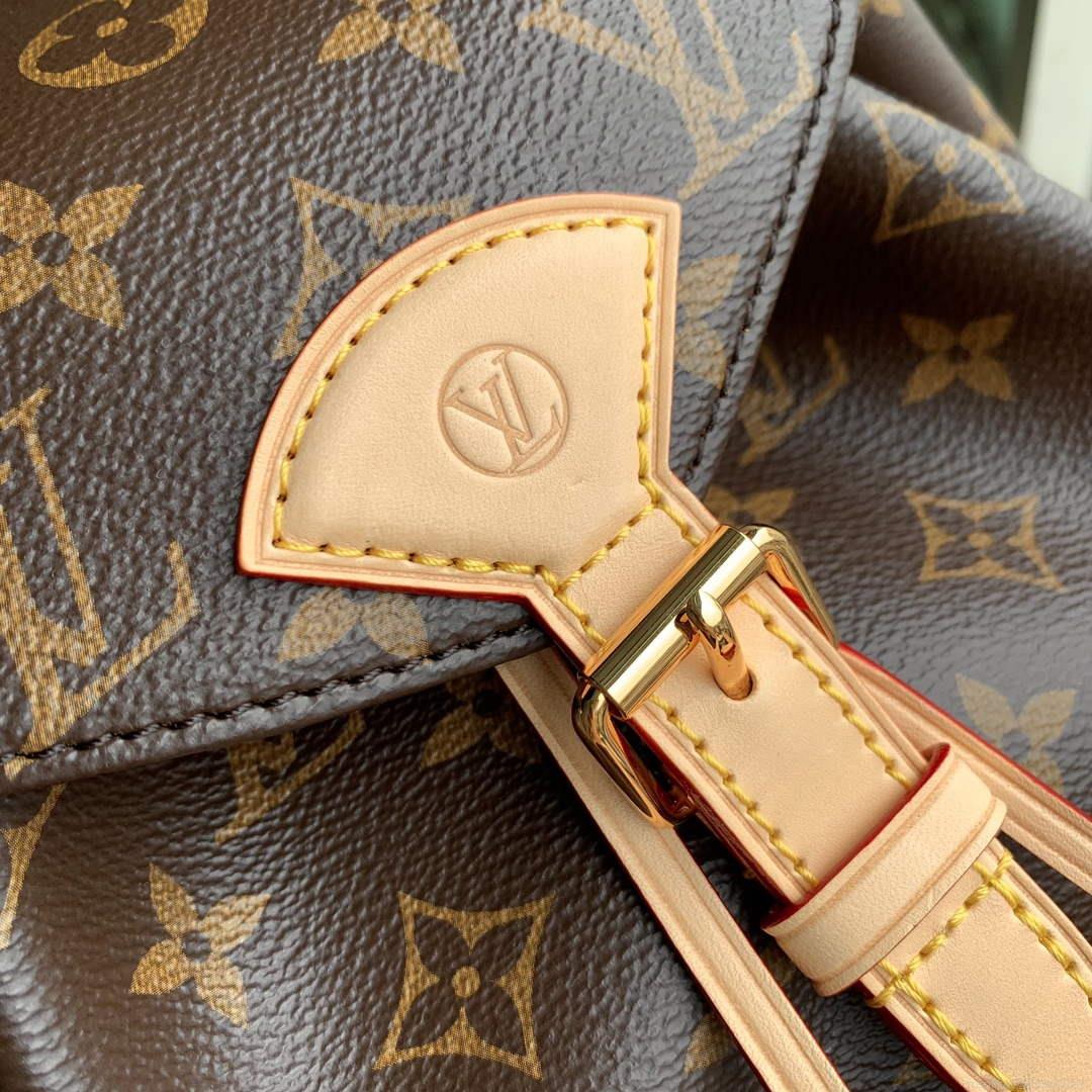 LV M11199 Louis Vuitton Montsouris Mini Backpack Monogram Coated canvas
