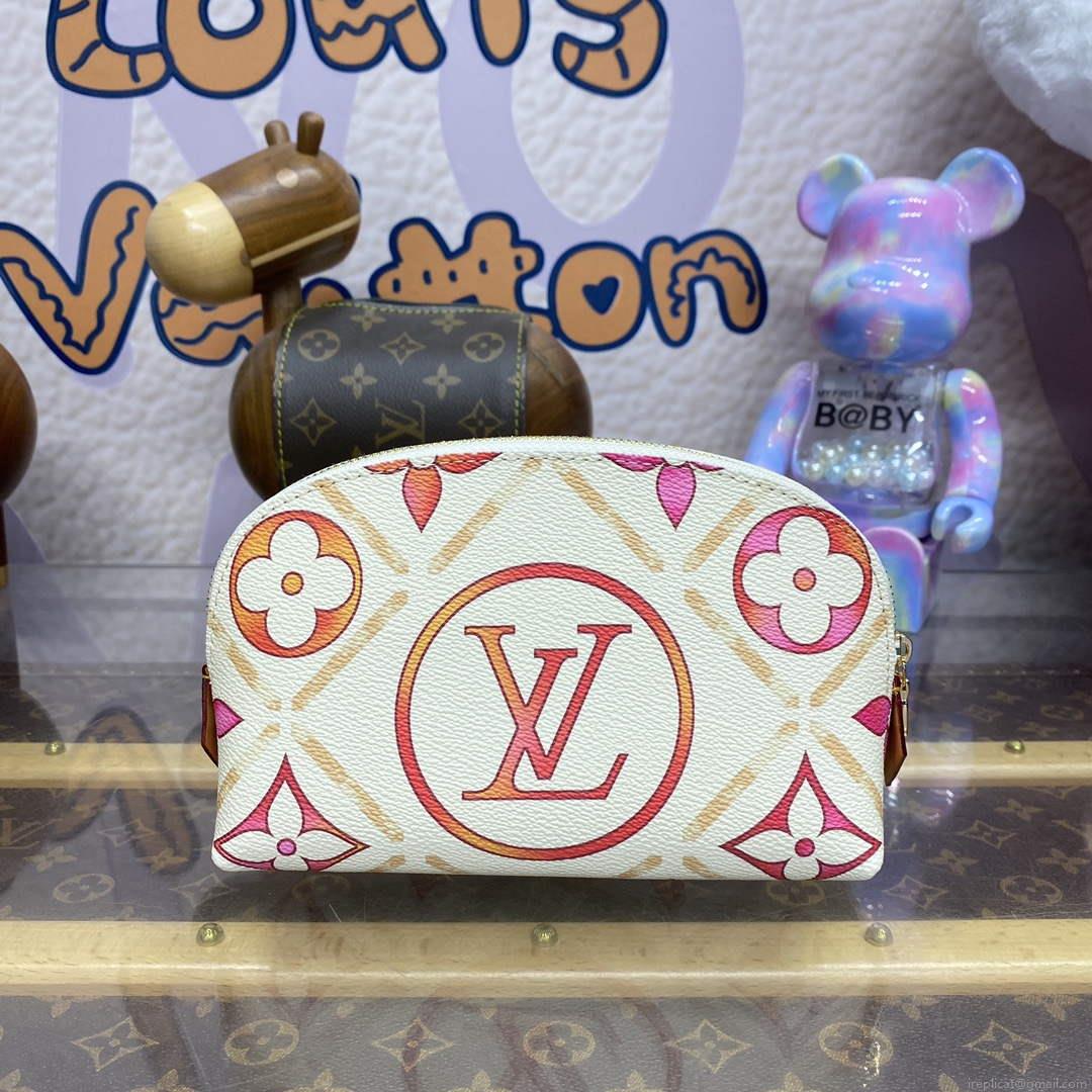 LV M11239 Louis Vuitton Pochette Cosmétique PM Bag Coral