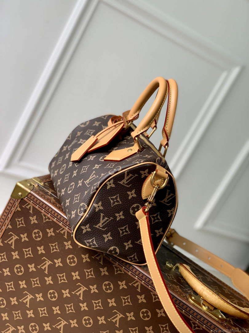 LV M24443 Louis Vuitton Speedy P9 Bandoulière 25 Bag Monogram Leather
