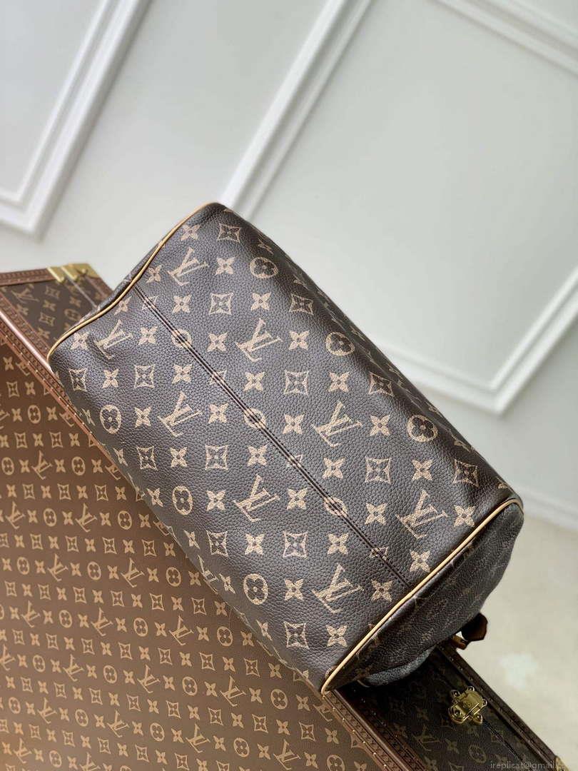 LV M24422 Louis Vuitton Speedy P9 Bandoulière 40 Bag Monogram Leather