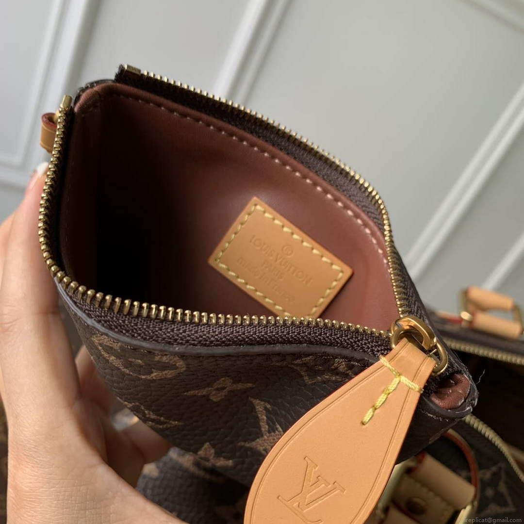 LV M24422 Louis Vuitton Speedy P9 Bandoulière 40 Bag Monogram Leather