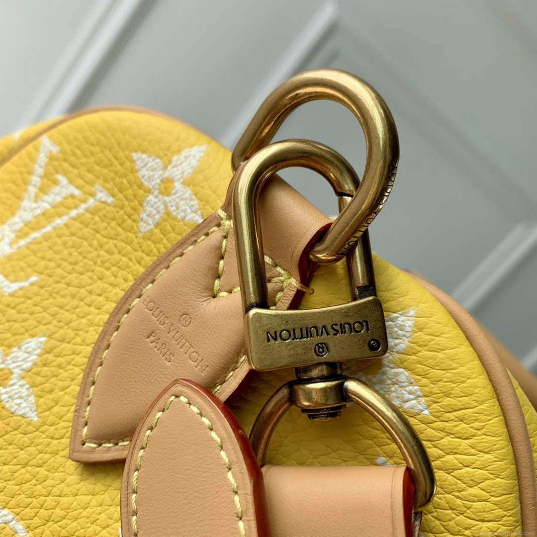 LV M24419 Louis Vuitton Speedy P9 Bandoulière 40 Bag Monogram Leather Yellow