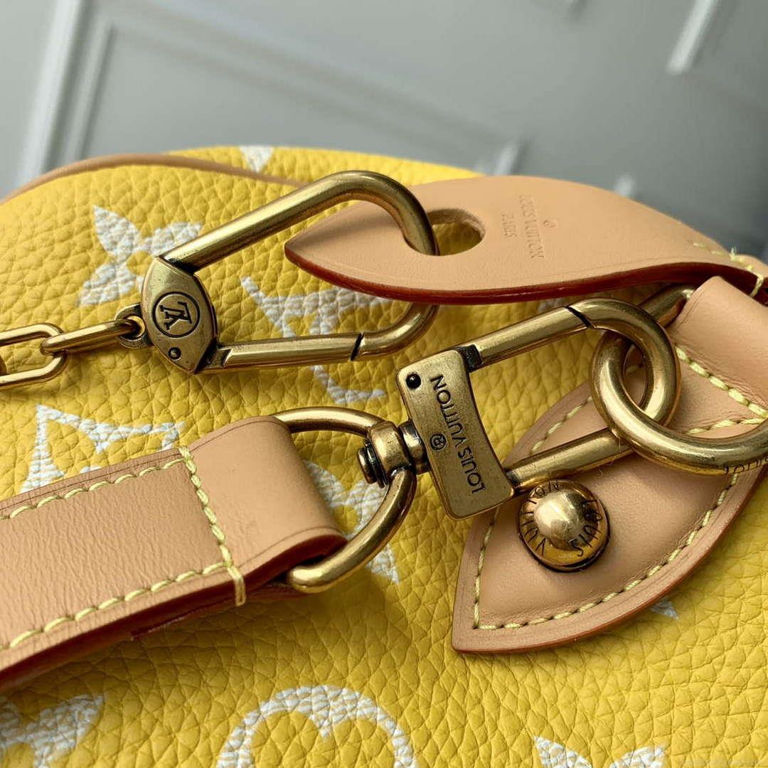 LV M24419 Louis Vuitton Speedy P9 Bandoulière 40 Bag Monogram Leather Yellow