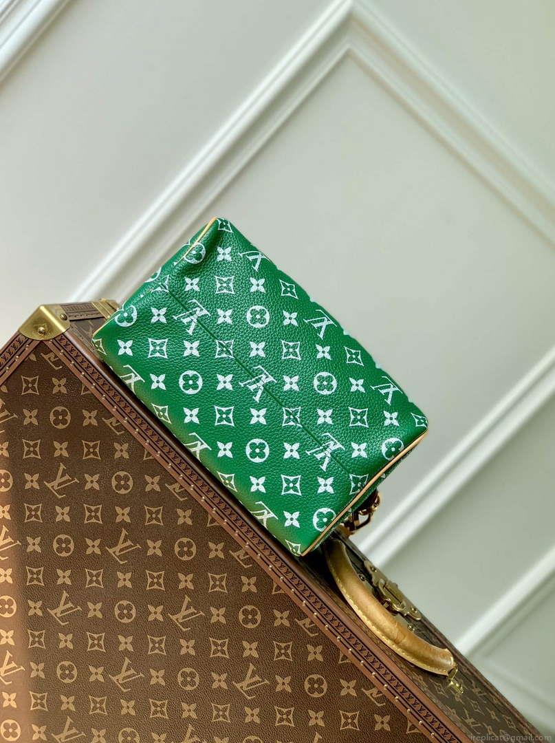 LV M24423 Louis Vuitton Speedy P9 Bandoulière 25 Bag Monogram Leather Green