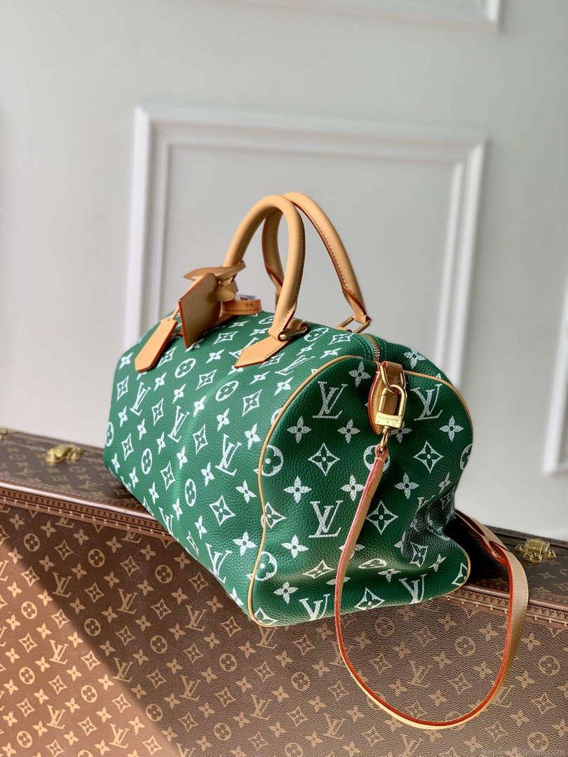 LV M24417 Louis Vuitton Speedy P9 Bandoulière 40 Bag Monogram Leather Green