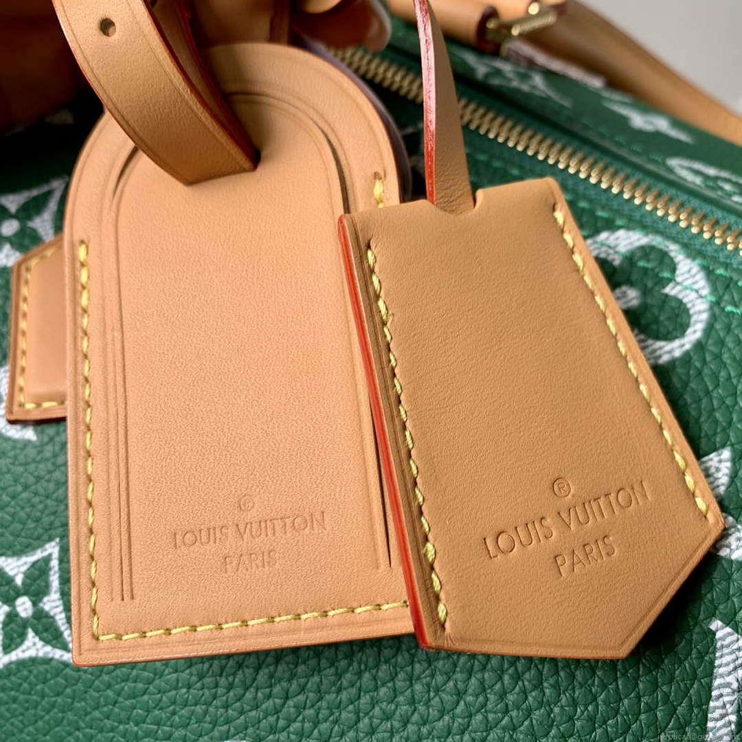 LV M24417 Louis Vuitton Speedy P9 Bandoulière 40 Bag Monogram Leather Green