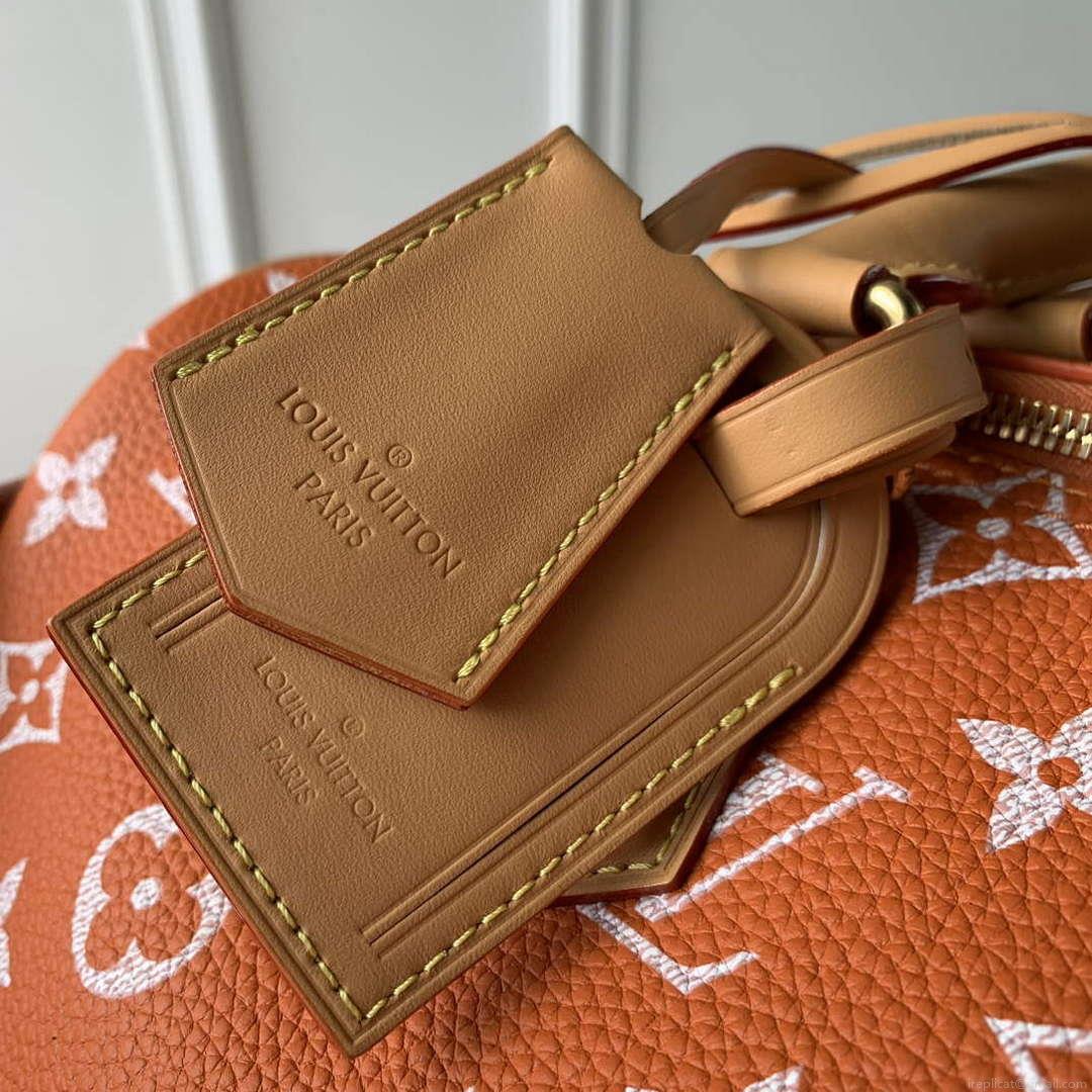 LV M24423 Louis Vuitton Speedy P9 Bandoulière 25 Bag Monogram Leather Orange