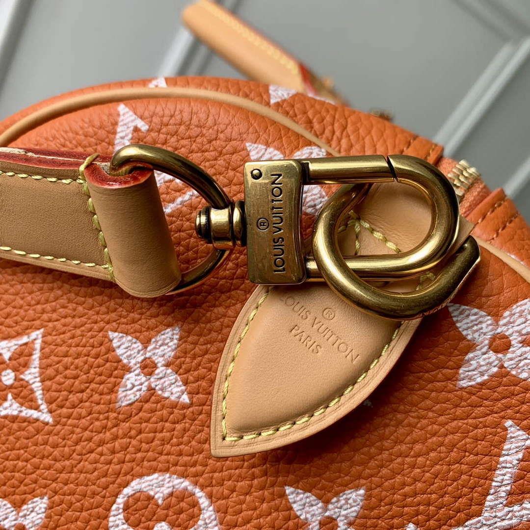 LV M24423 Louis Vuitton Speedy P9 Bandoulière 25 Bag Monogram Leather Orange