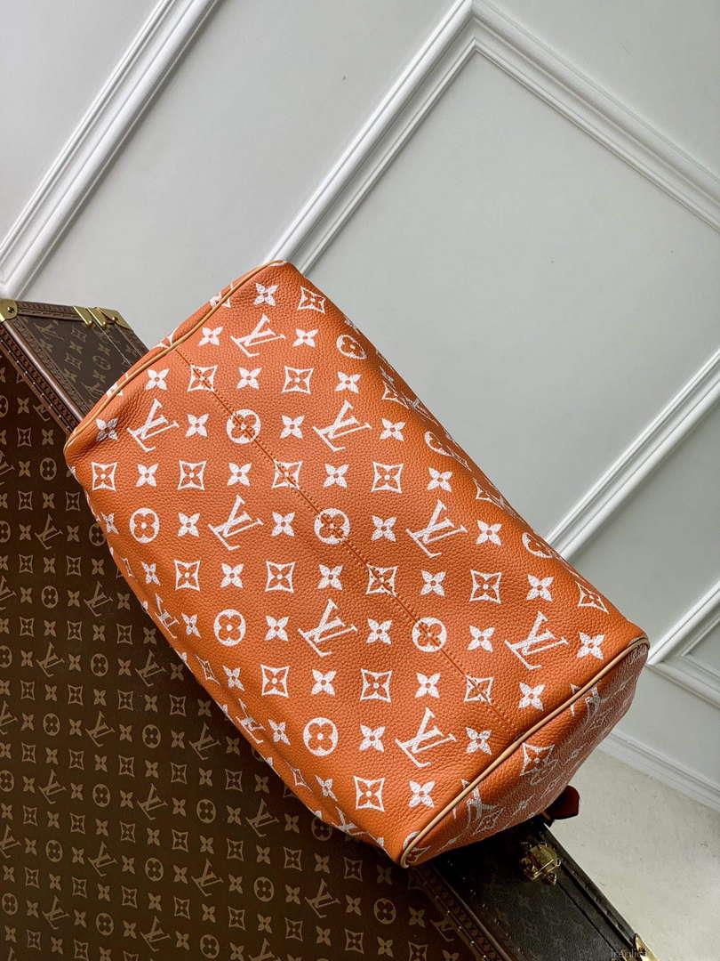 LV M24417 Louis Vuitton Speedy P9 Bandoulière 40 Bag Monogram Leather Orange