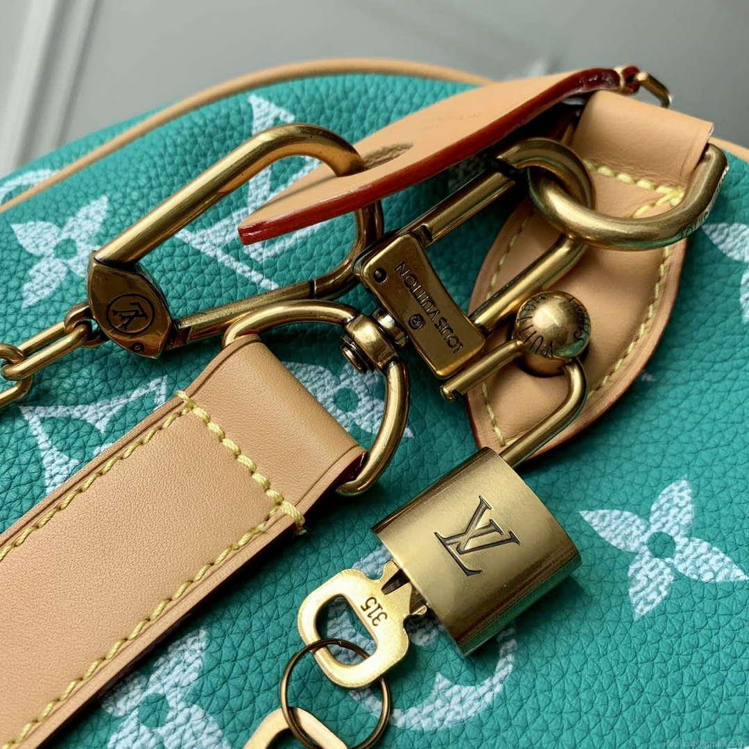 LV M24417 Louis Vuitton Speedy P9 Bandoulière 40 Bag Monogram Leather Light Green