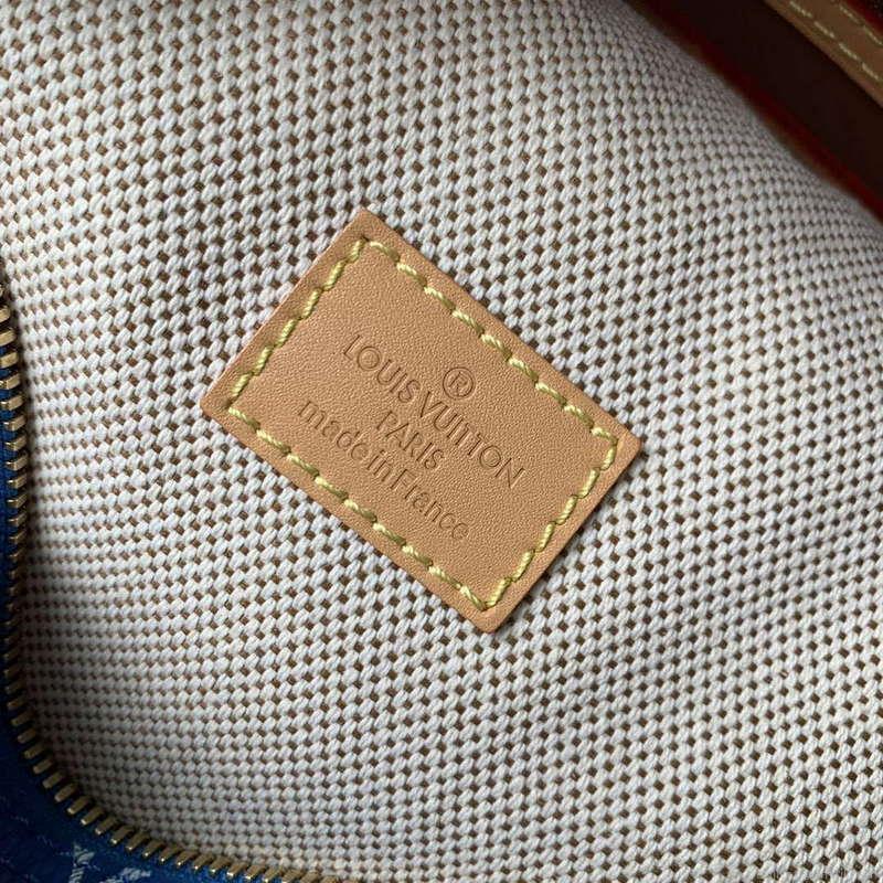 LV M24424 Louis Vuitton Speedy P9 Bandoulière 25 Bag Monogram Leather Blue