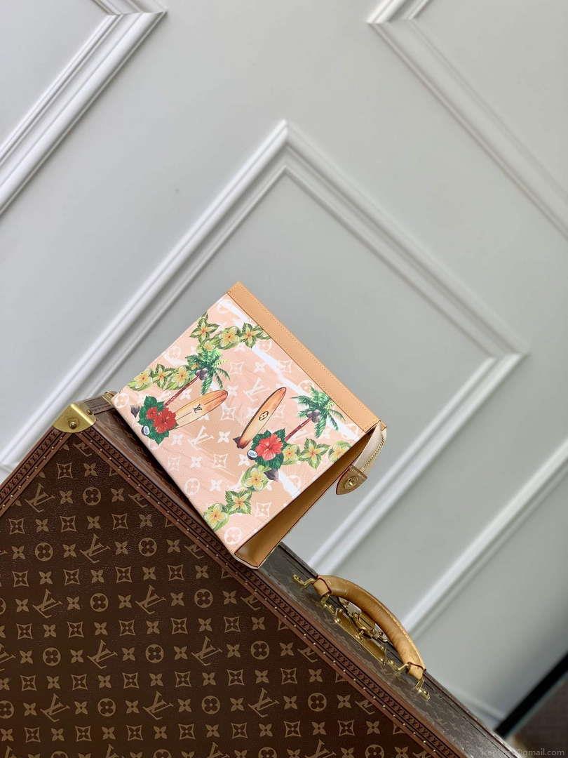 LV M83465 Louis Vuitton Pochette Voyage Nano City Bag Sand
