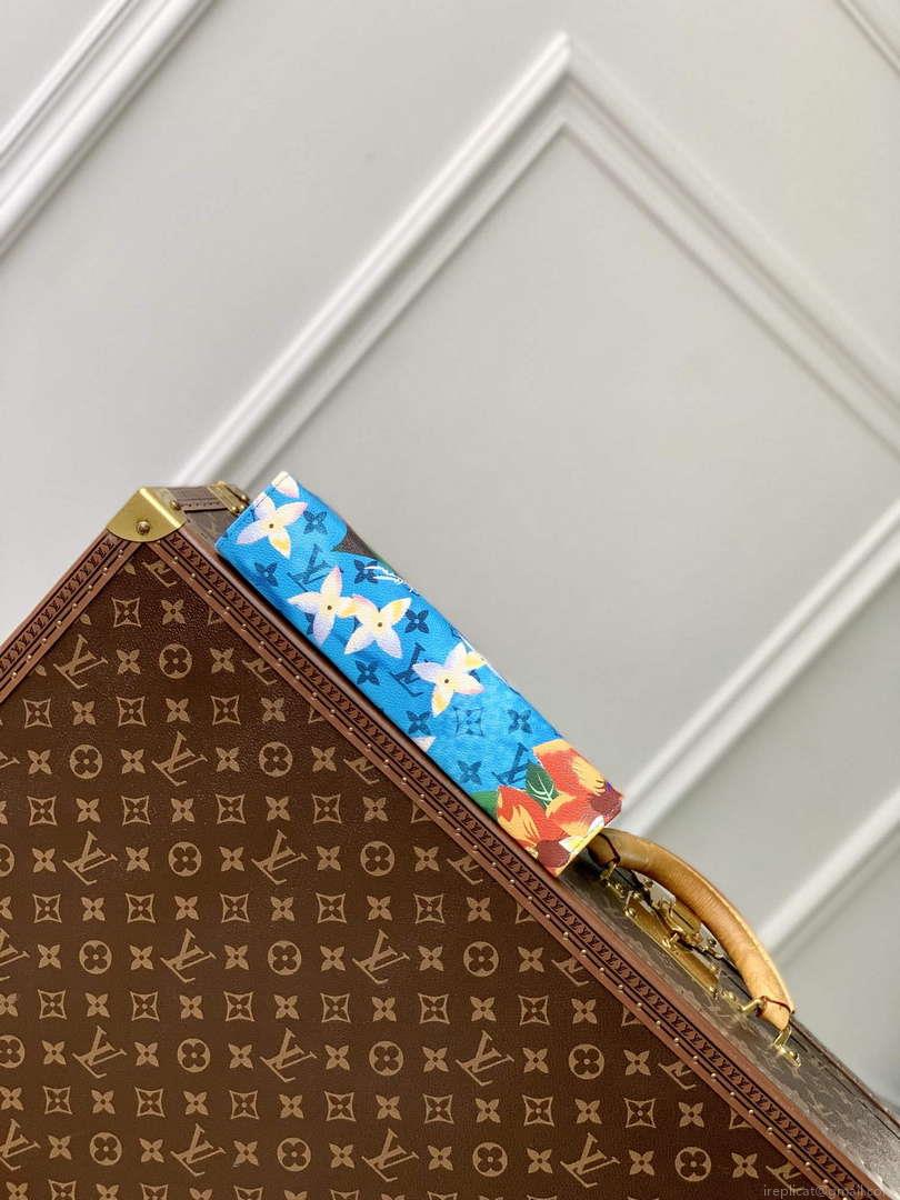 LV M83465 Louis Vuitton Pochette Voyage Nano City Bag Cerulean Blue