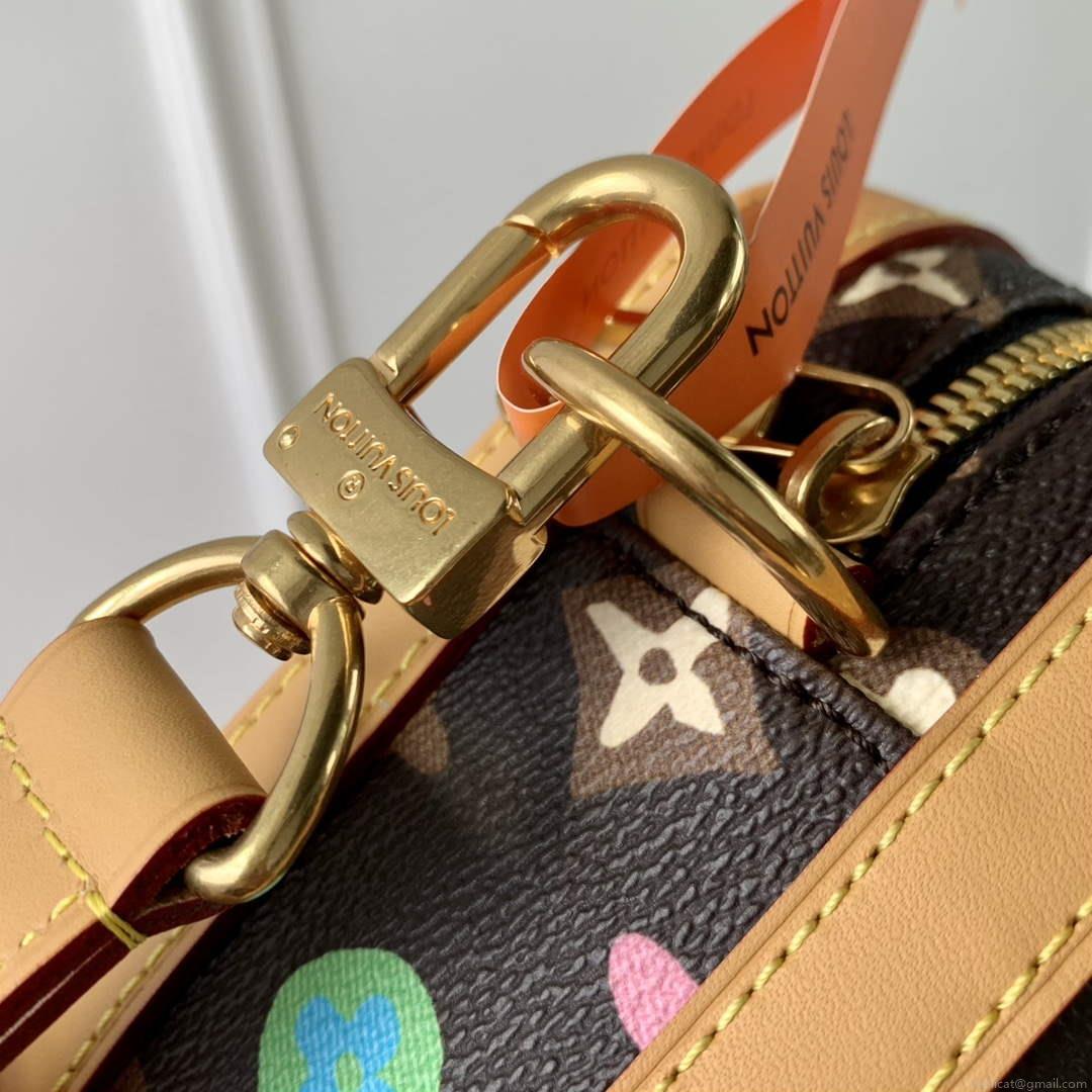 LV M24820 Louis Vuitton Envelope Messenger Cross-body Bag Chocolate