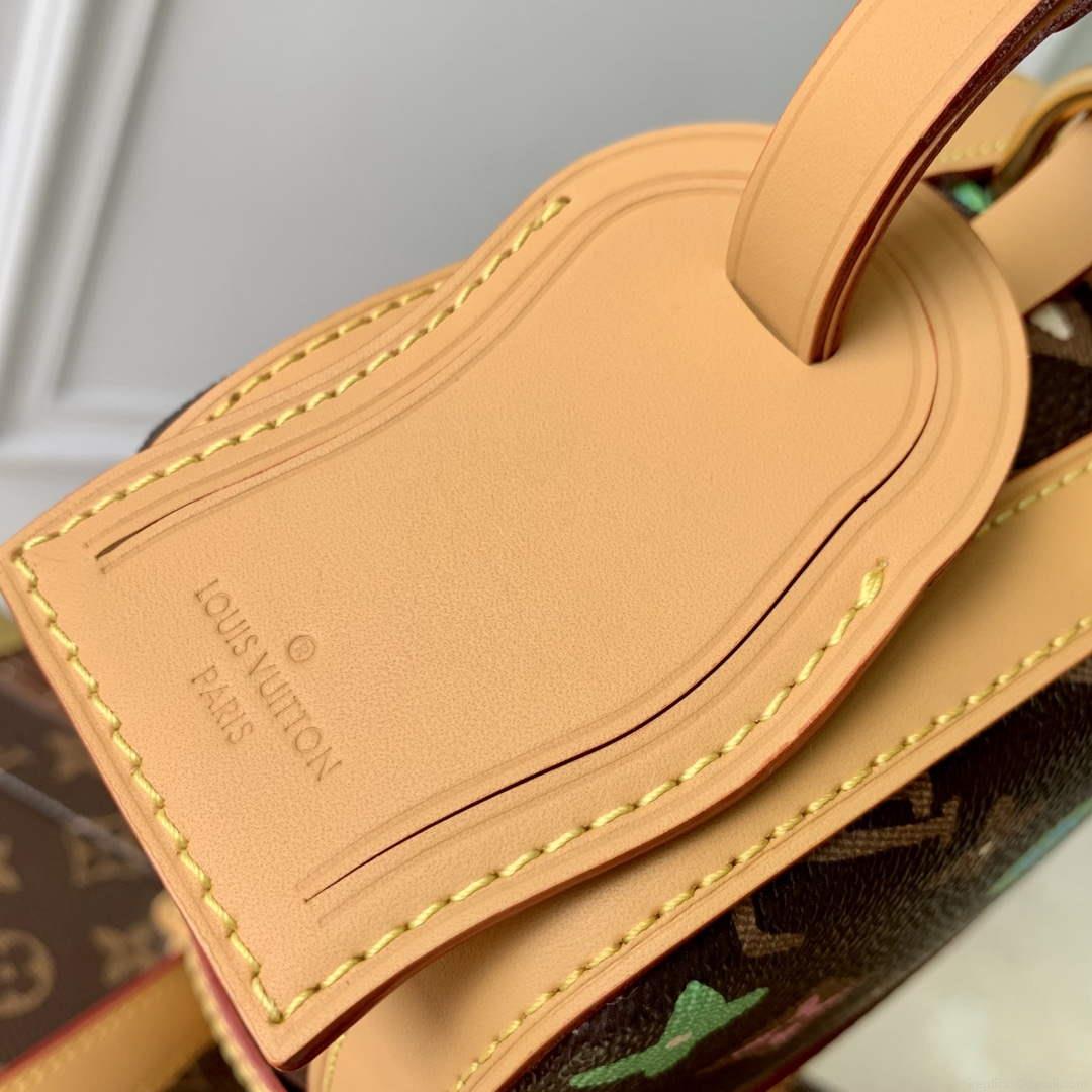 LV M24820 Louis Vuitton Envelope Messenger Cross-body Bag Chocolate
