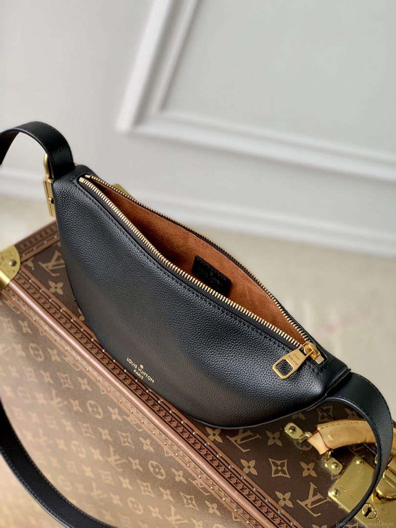 LV M11429 Louis Vuitton Low Key Bumbag Cognac Black