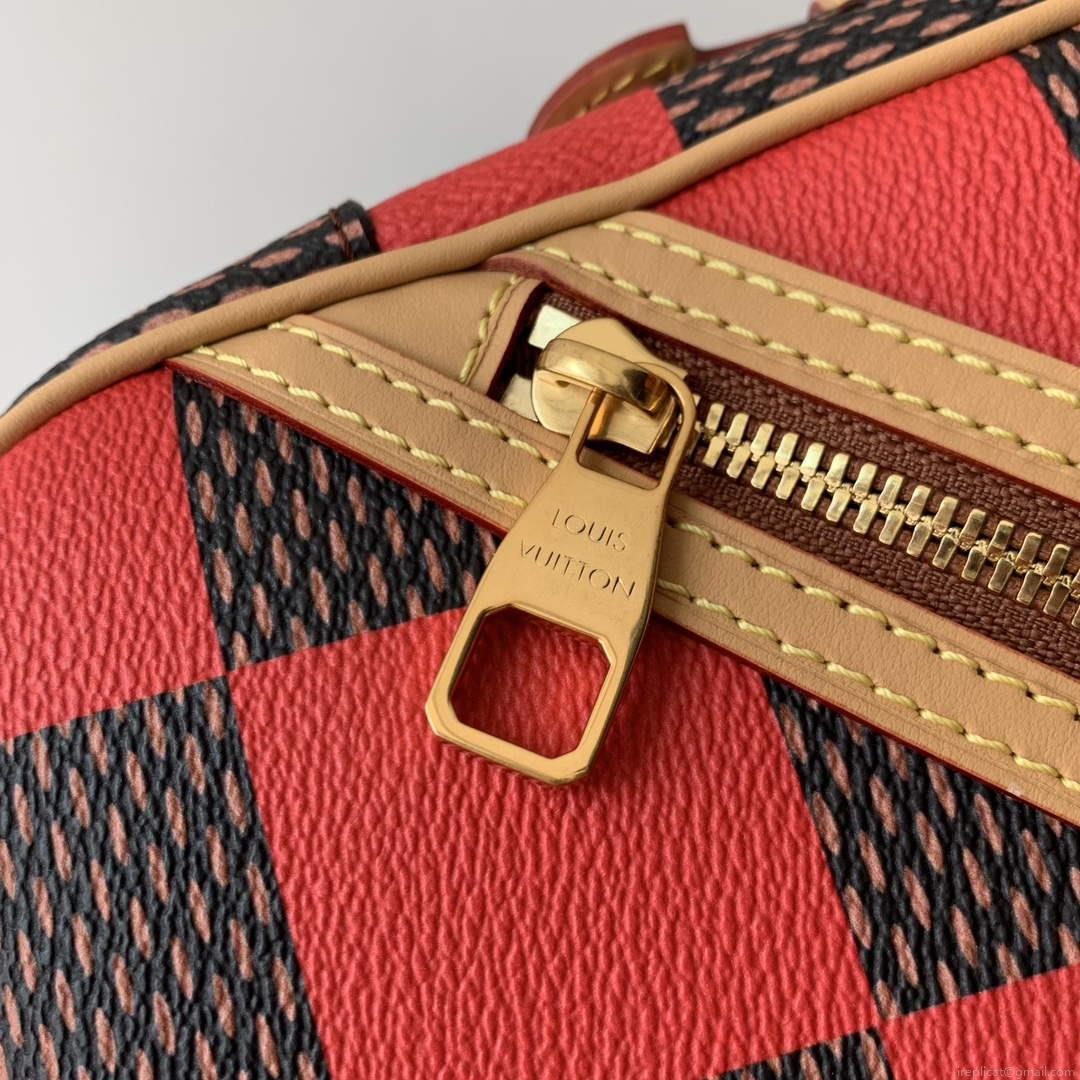 LV N40561 Louis Vuitton Chess Messenger Bag Red