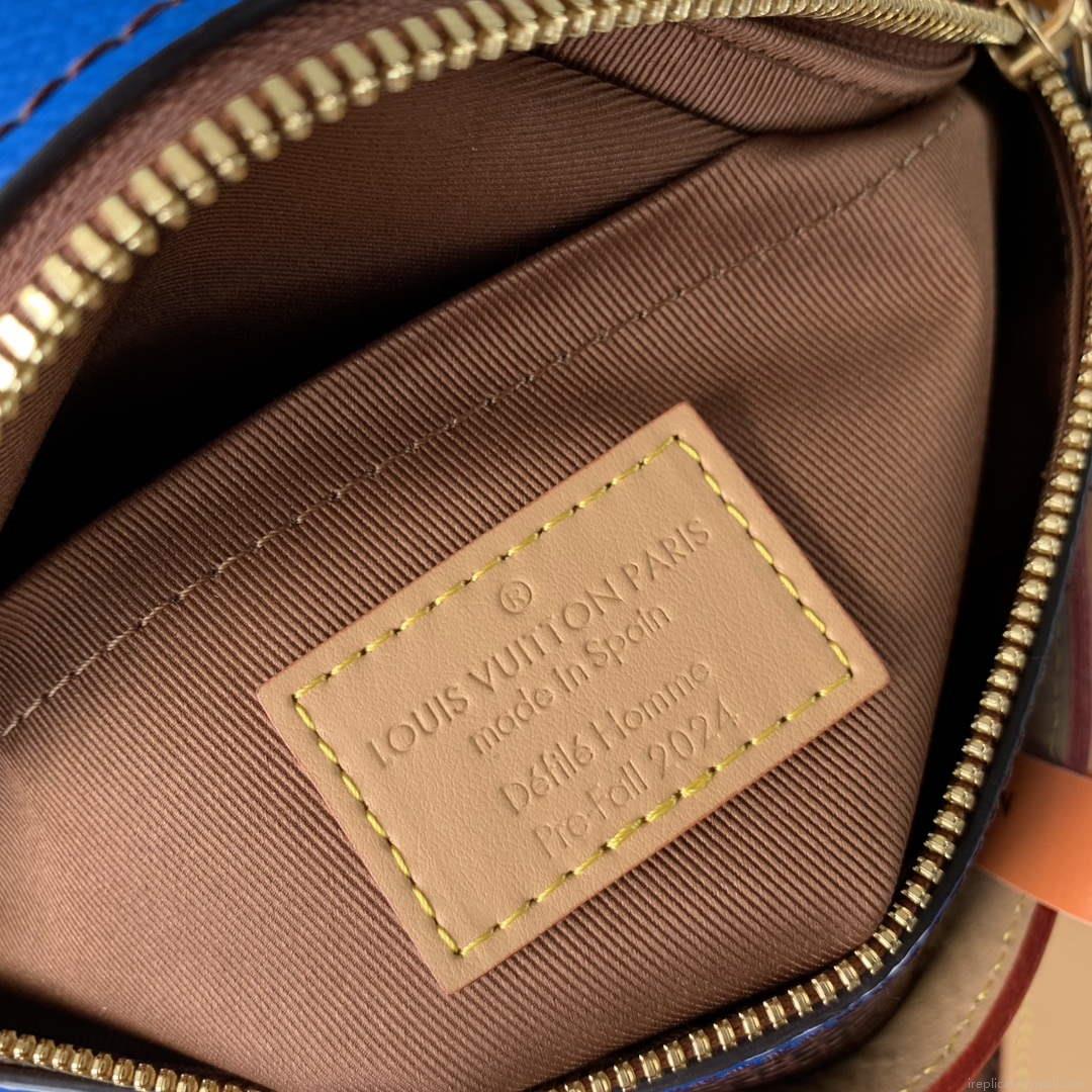 LV N40547 Louis Vuitton Chess Messenger Bag Blue