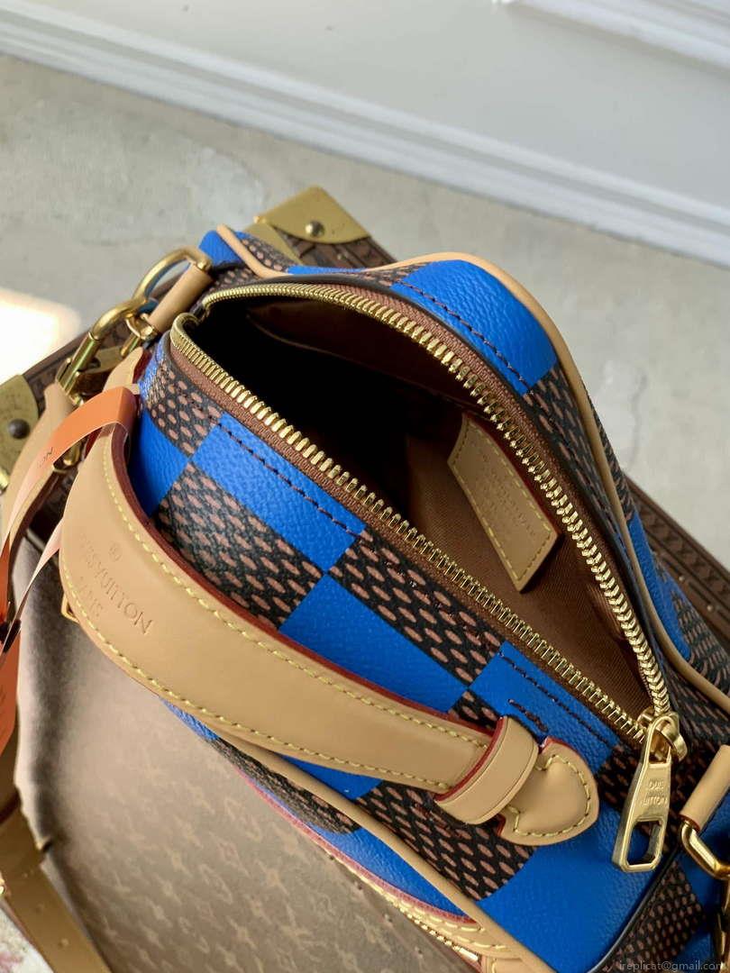 LV N40547 Louis Vuitton Chess Messenger Bag Blue