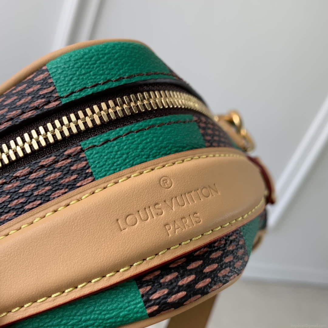 LV N40563 Louis Vuitton Chess Messenger Bag Green