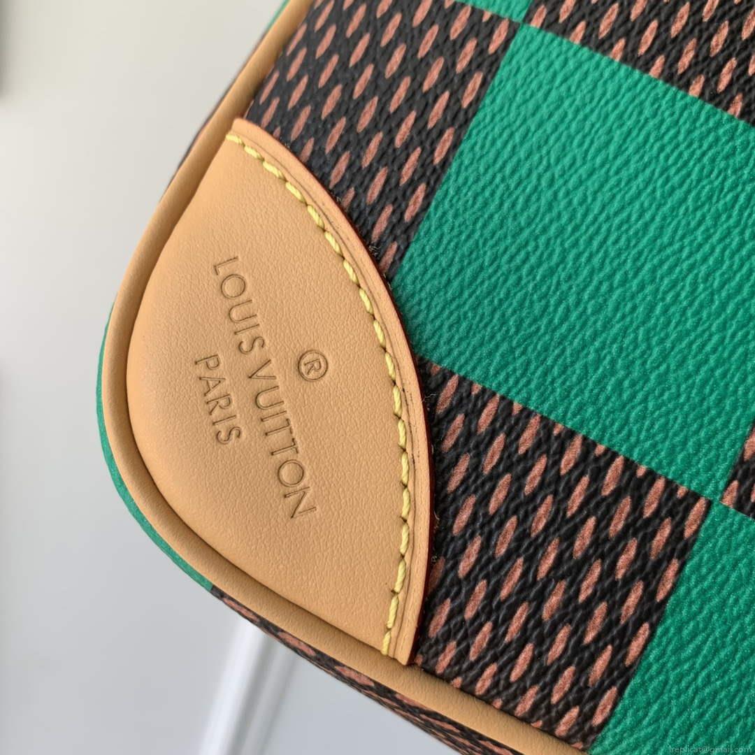 LV N40563 Louis Vuitton Chess Messenger Bag Green