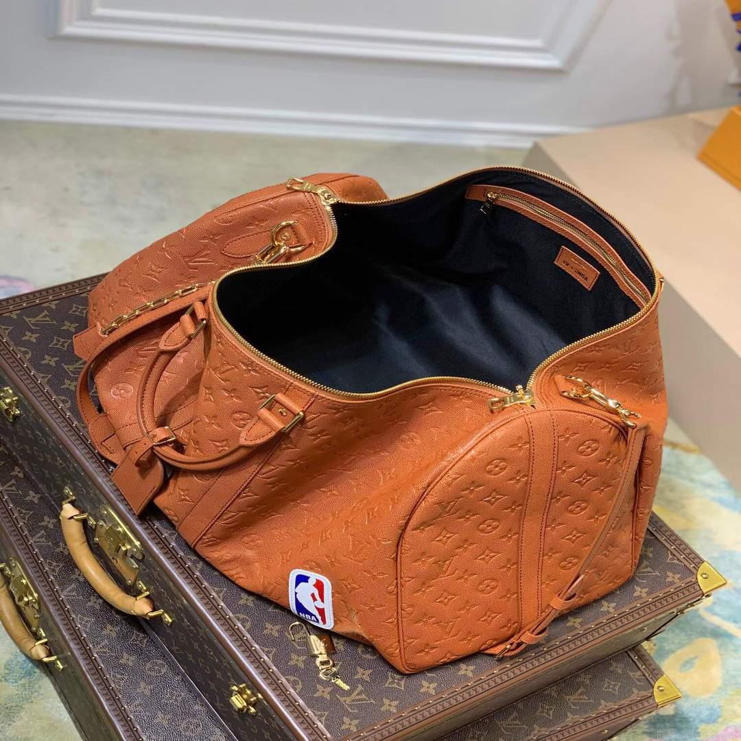 LV M57973 Louis Vuitton LVxNBA Keepall Bandouliere 55 Bag
