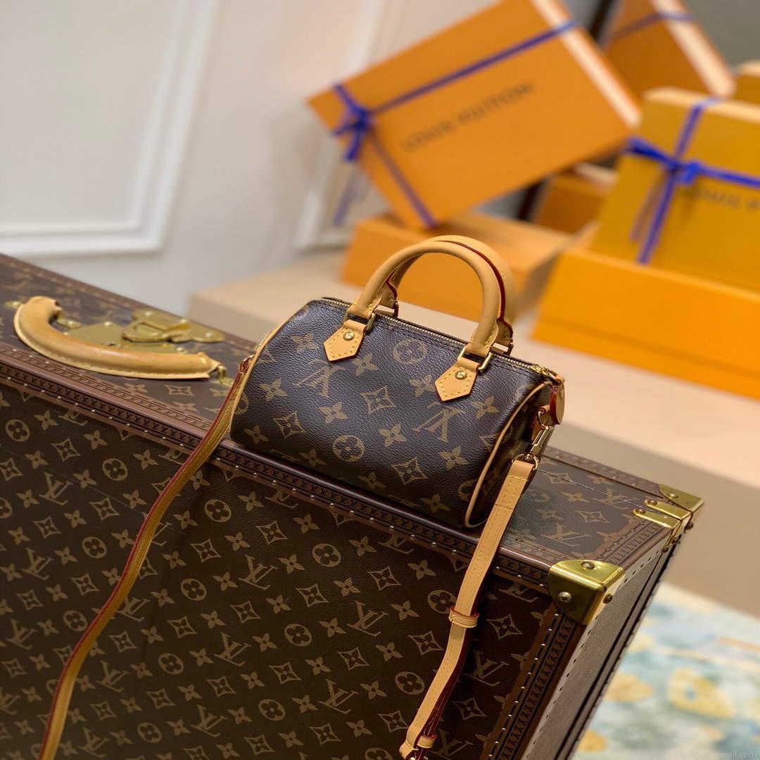 LV M61252 Louis Vuitton Nano Speedy Bag