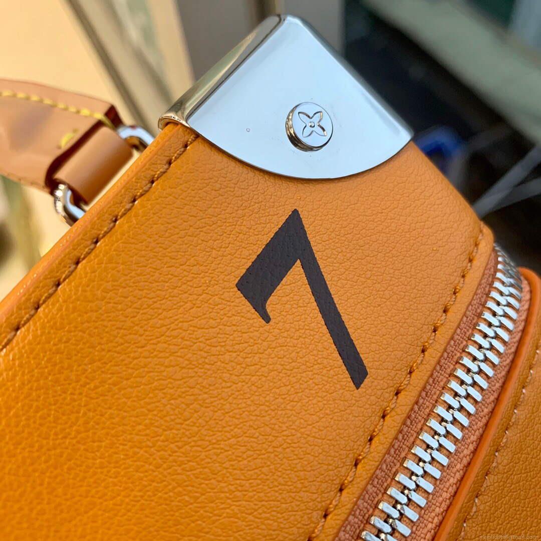 LV M59666 Louis Vuitton Vertical Box Trunk yellow