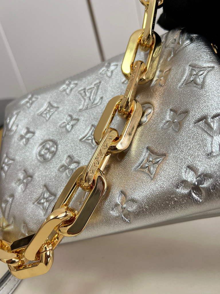 Louis Vuitton M20567 Coussin BB Shoulder LV M59396 bag Silver