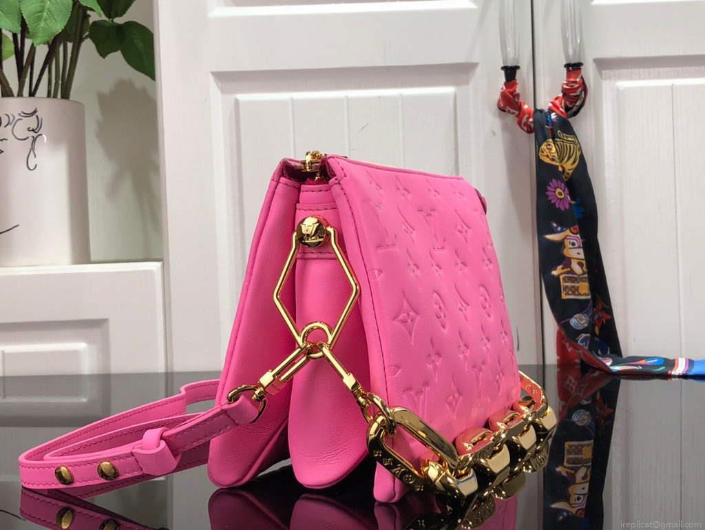 Louis Vuitton M59396 Coussin BB Shoulder LV M20567 bag Rose Red
