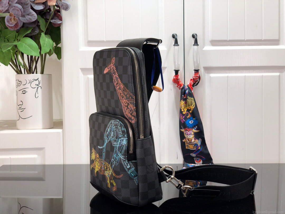 LV N45277 Louis Vuitton Avenue Slingbag Black