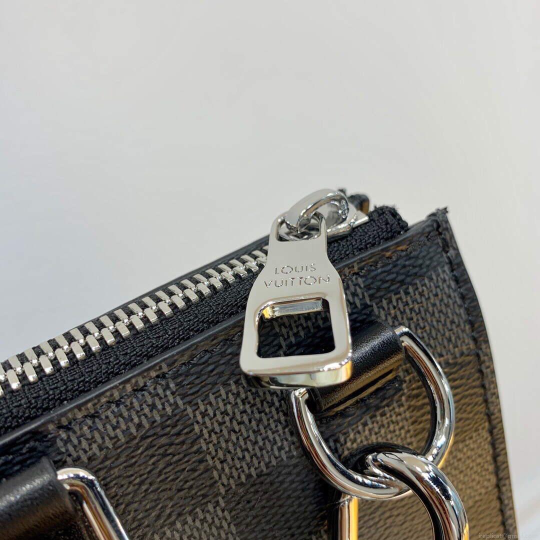 LV N45276 Louis Vuitton Sac Plat Messenger Bag Black
