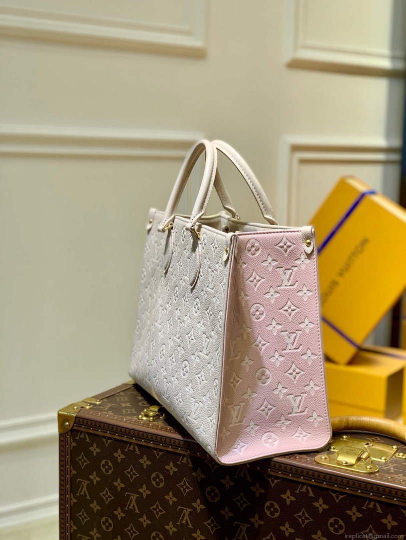 LV M46128 Louis Vuitton Onthego MM Bag M46060 Pink