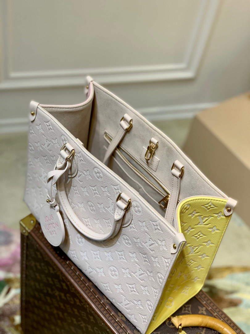 LV M46128 Louis Vuitton Onthego MM Bag M46060 Pink