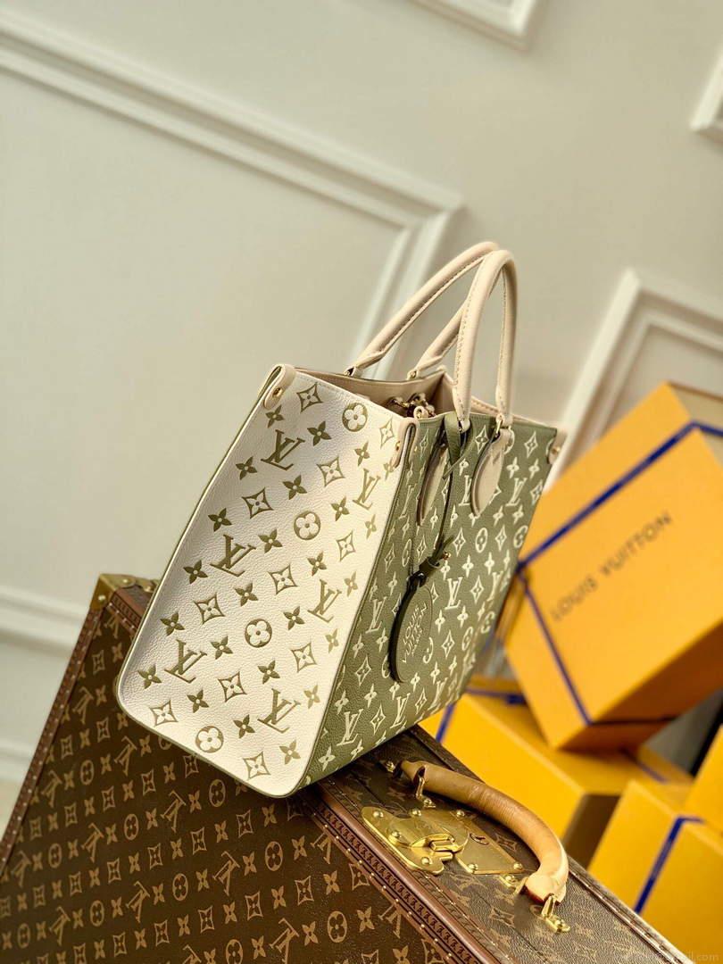 LV M46060 Louis Vuitton Onthego MM Bag M46128