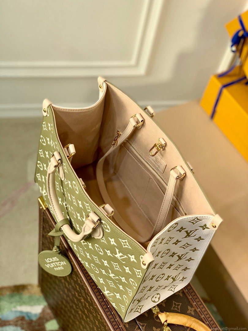 LV M46060 Louis Vuitton Onthego MM Bag M46128