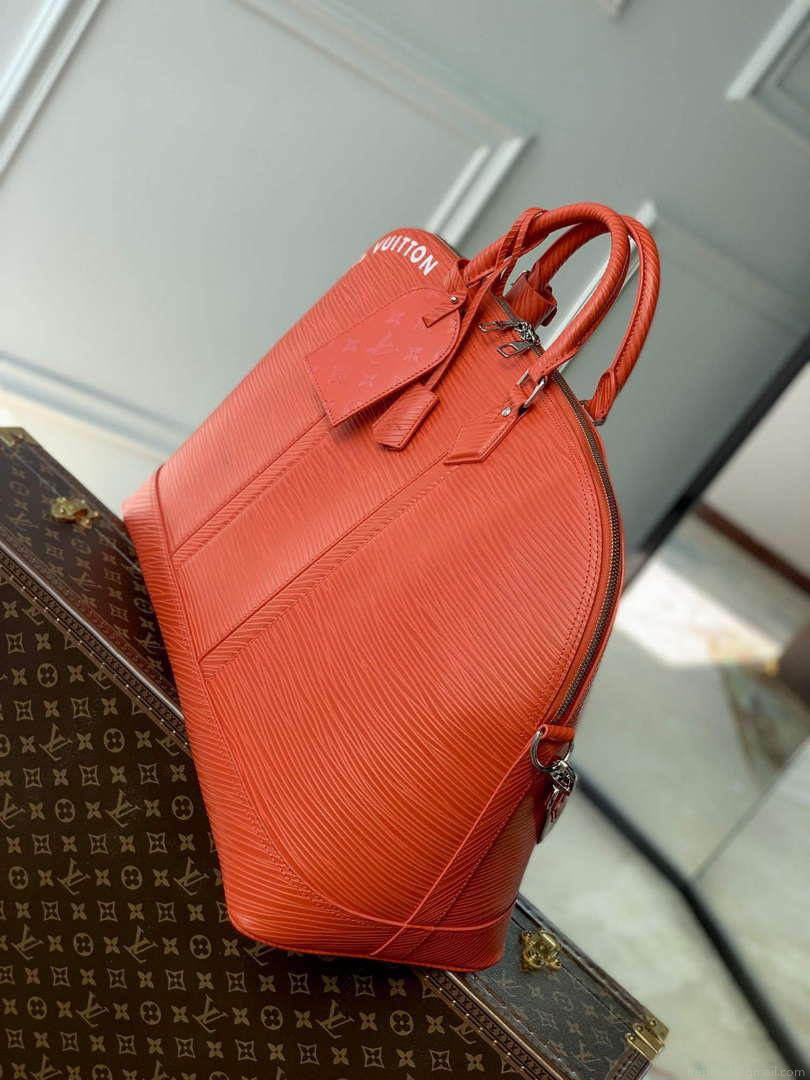 LV M23717 Louis Vuitton Alma Travel GM Bag Vermillon Red