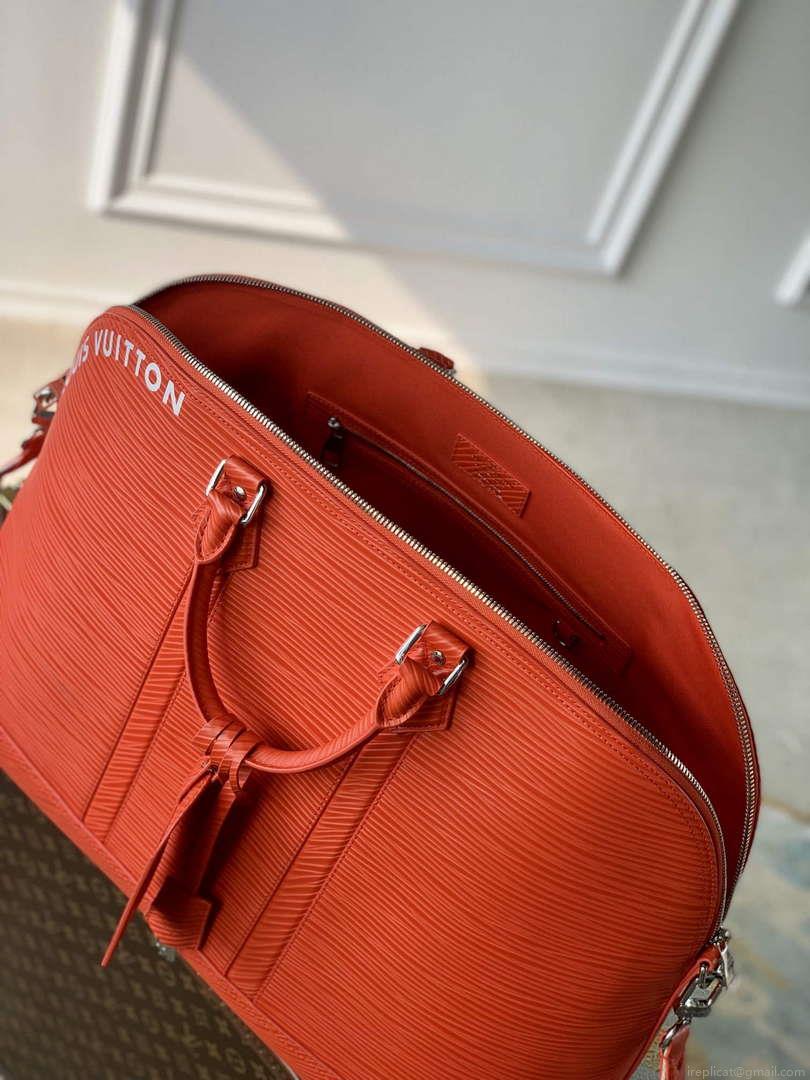 LV M23717 Louis Vuitton Alma Travel GM Bag Vermillon Red