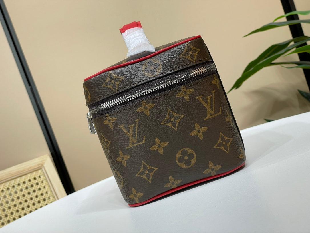 Louis Vuitton LV M44495 Nice Mini Vanity Case Monogram canvas Red
